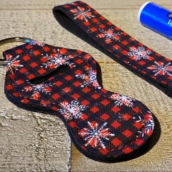 5 for $25 Stocking Stuffers Wrist Strap Lip Balm Holder Keychain Lipstick Holder - Picture 2 of 5